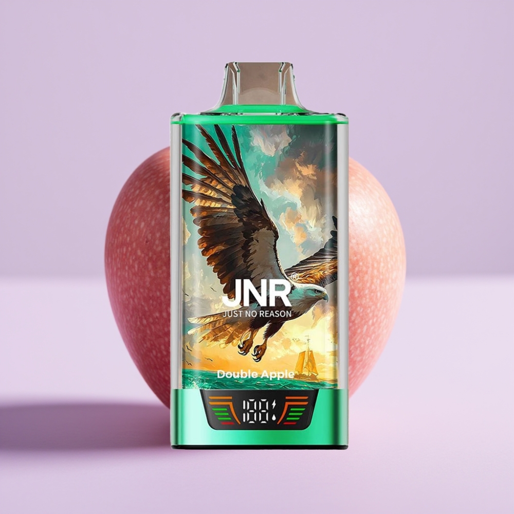 JNR Falcon Pro 28000 Vape Desechable Manzana Doble – 30ml, 28000 Puffs, Pantalla Inteligente, USB-C