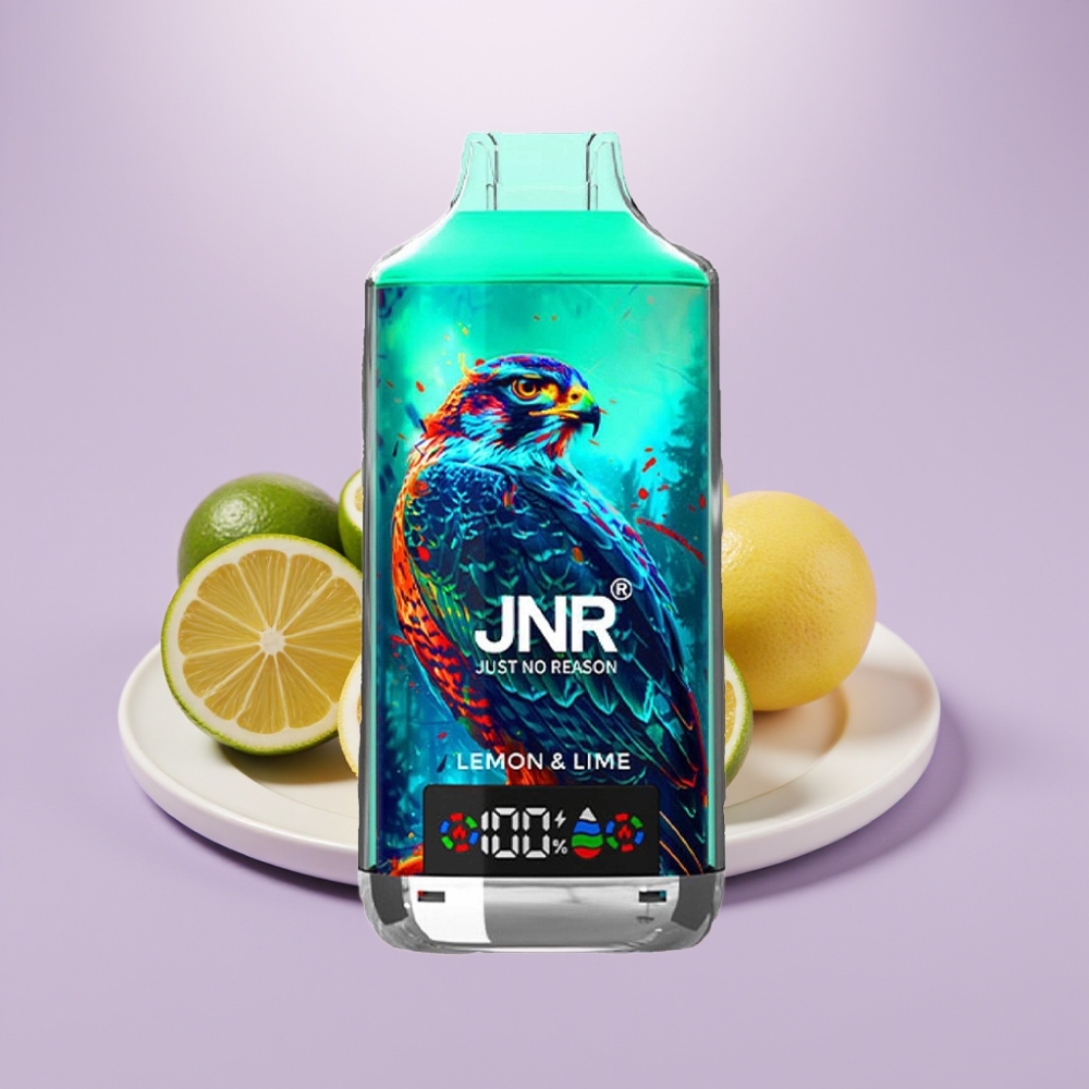JNR Falcon X 18000 Puffs Vape Limón Lima con Pantalla Digital y Carga Rápida Type-C