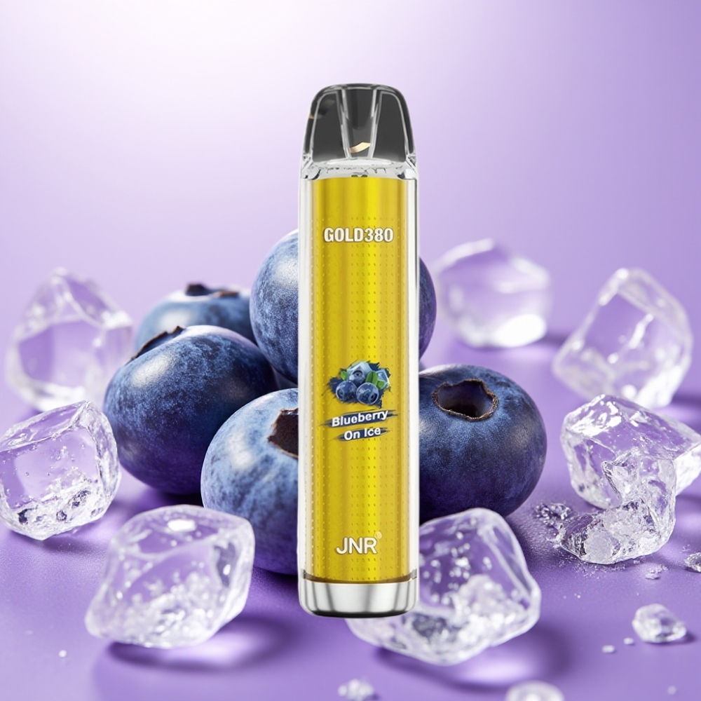 JNR Gold380 6000 Puffs Desechable Vape Arándano Helado – 6000 Puffs, 13ml, 0%/2%/5% Nic