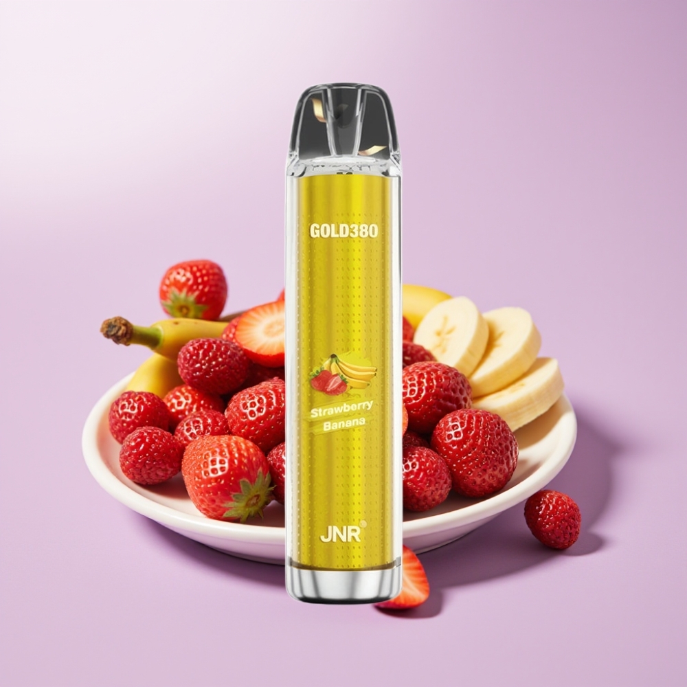 JNR Gold380 6000 Puffs Desechable Vape Fresa Banana – 13ml, 1500mAh, 1.0ohm Mesh