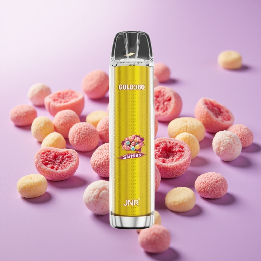 JNR Gold380 6000 Puffs Desechable Vape Skittles – 6000 Caladas, 13ml, 0%/2%/5% Nicotina
