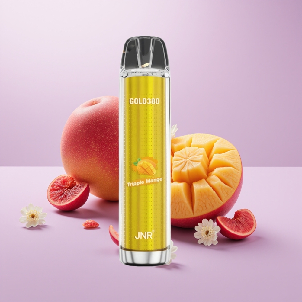 JNR Gold380 6000 Puffs Desechable Vape Triple Mango – 1500mAh, 13ml, Resistencia 1.0ohm