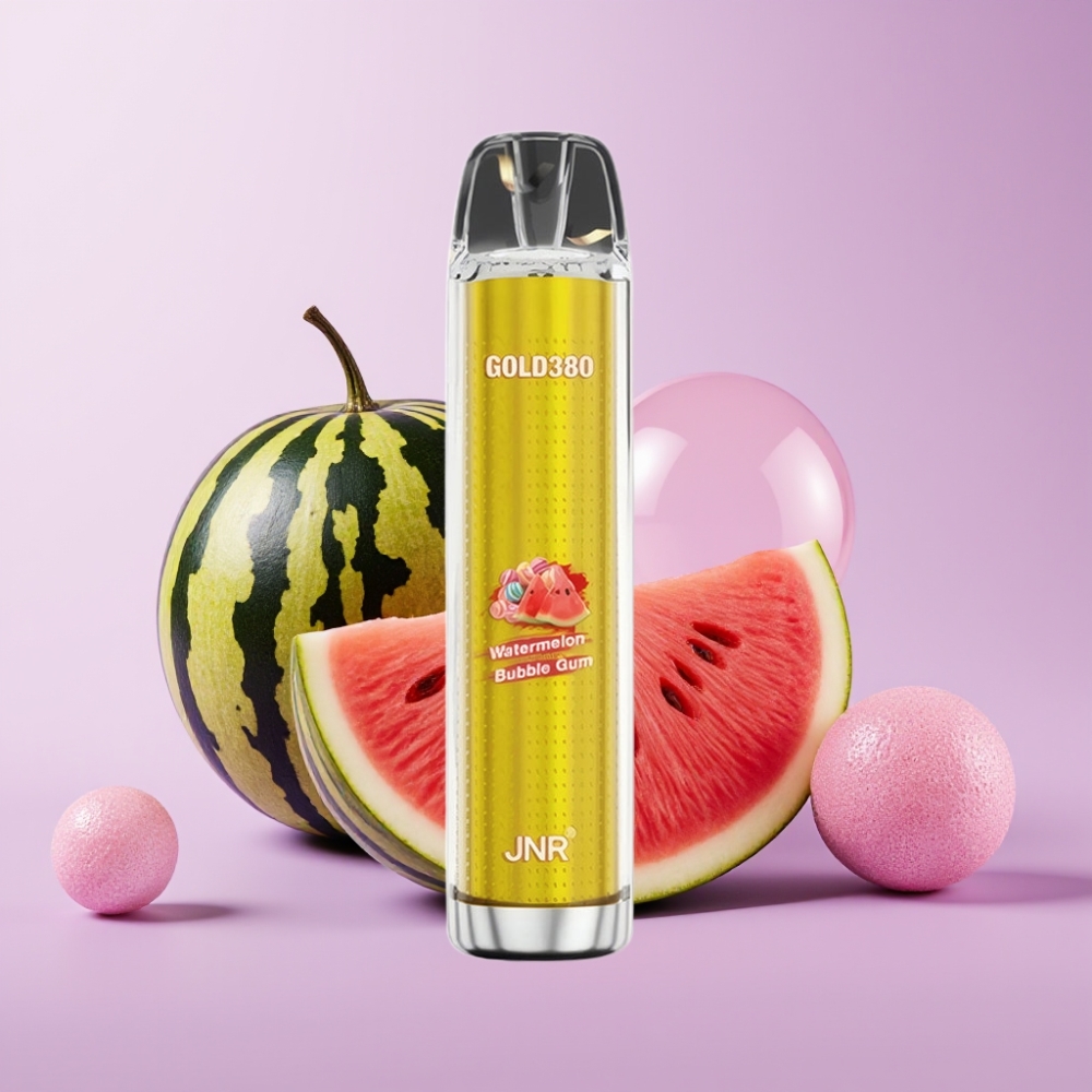 JNR Gold380 6000 Puffs Disposable Vape Chicle de Sandía – 13ml, 1500mAh, 1.0ohm