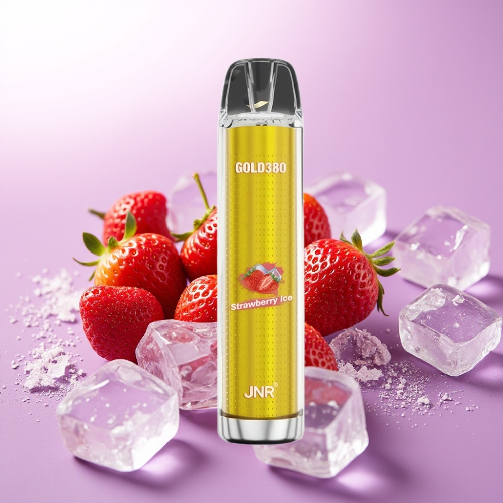 JNR Gold380 6000 Puffs Disposable Vape Fresa Helada 1500mAh 13ml 1.0ohm