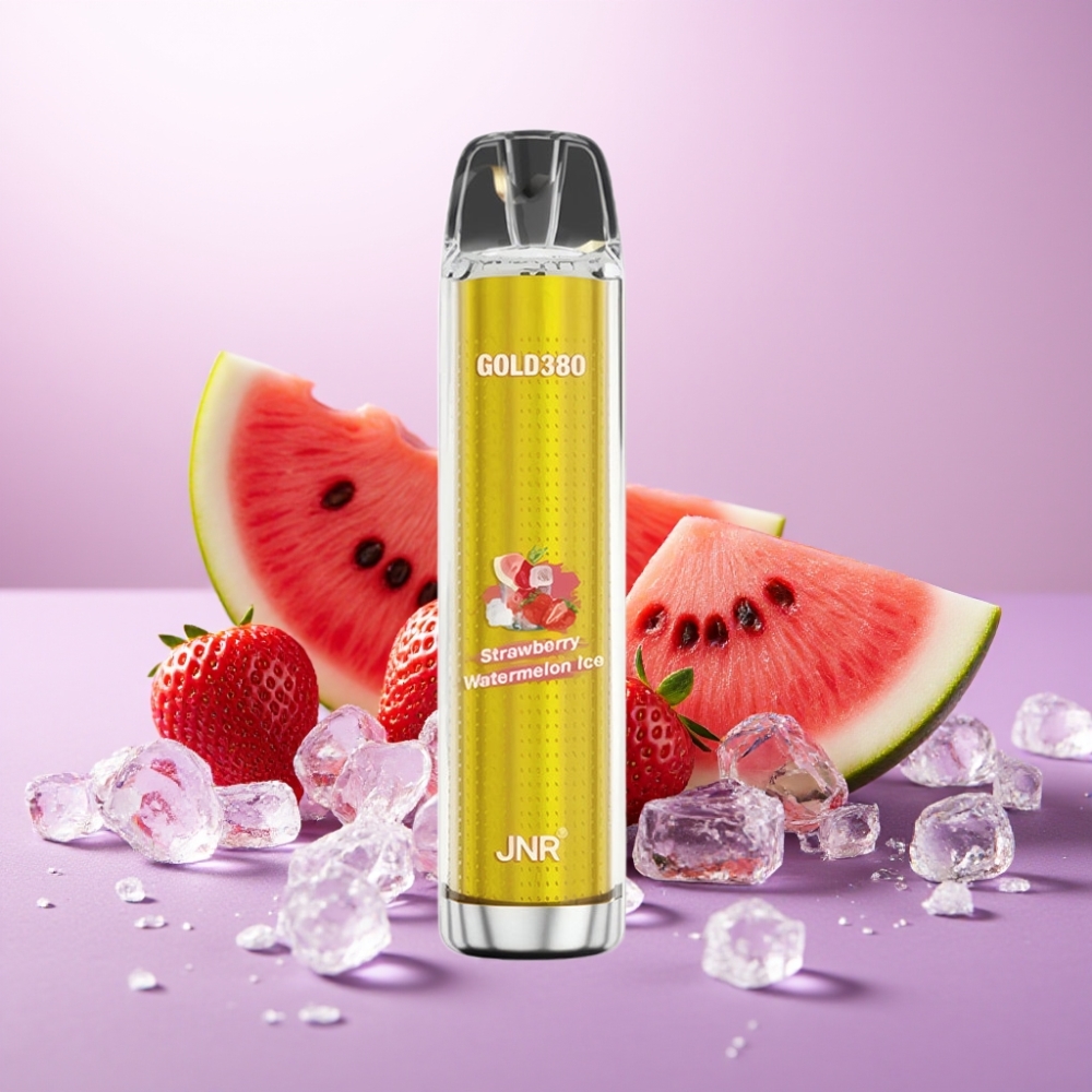 JNR Gold380 6000 Puffs Disposable Vape Fresa Sandía Hielo – 13ml, 1500mAh, 1.0ohm