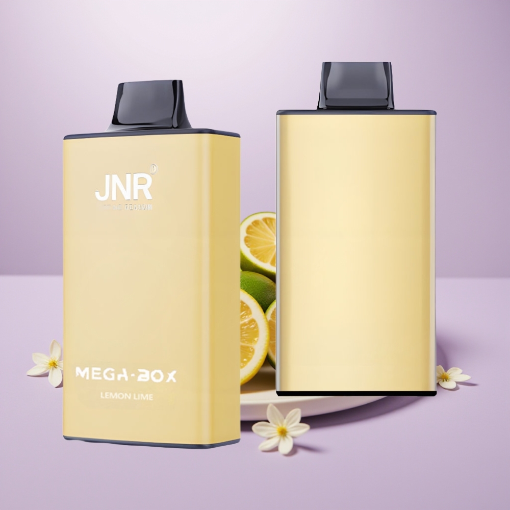 JNR Mega Box 25000 Puffs Vape Desechable Limón & Lima – 30ml, 850mAh, Dual Mesh, Tipo-C