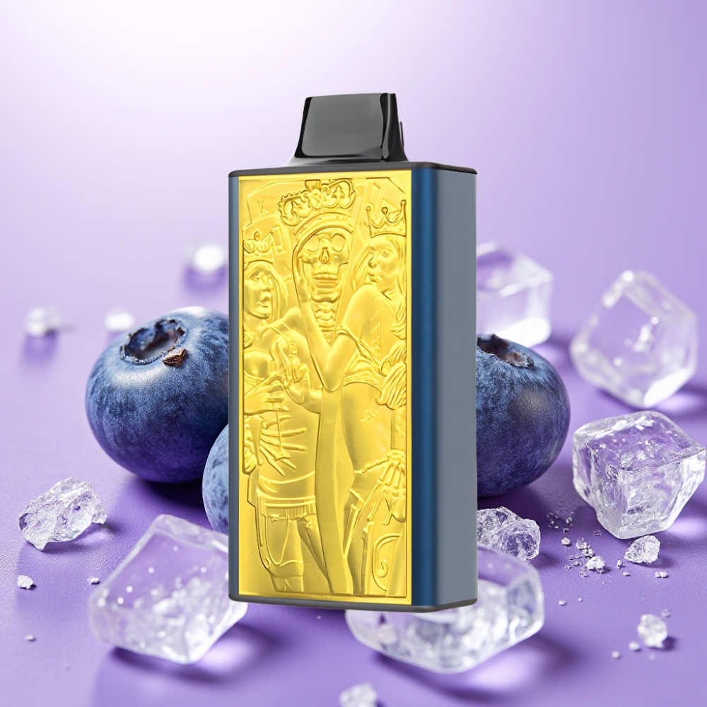 JNR Mega Box 25000 Puffs Vape Desechable con Carga Rápida Type-C y Sabor Arándano Azul Hielo