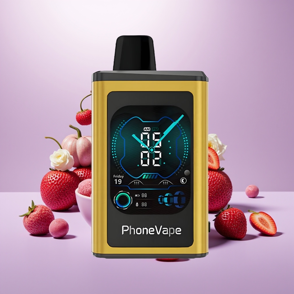 JNR PhoneVape 30000 caladas Vape Desechable Absolutamente Fabuloso con Batería Recargable 850mAh, Turbo y Pantalla Completa