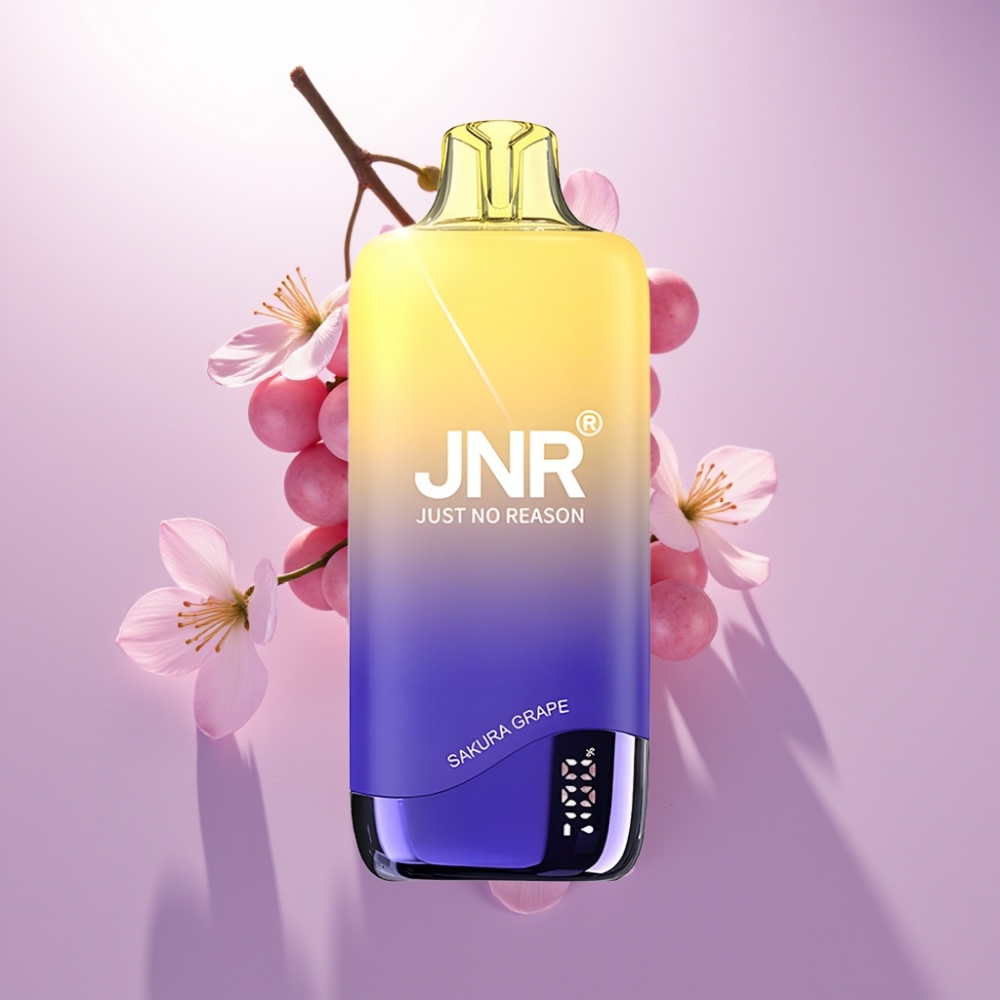 JNR Rainbow 10500 Puffs Vape Desechable Cereza Uva con Batería 600mAh y 18ml Tanque