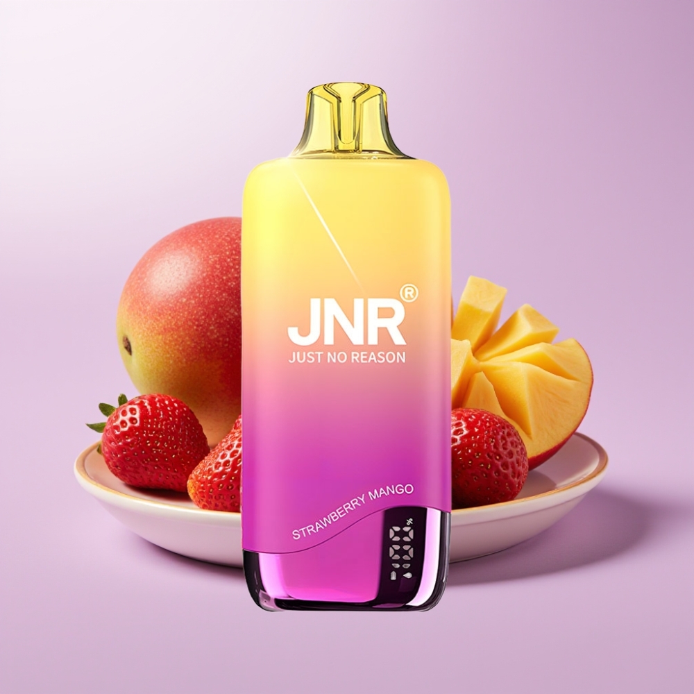 JNR Rainbow 10500 Puffs Vape Desechable Fresa Mango - 18ml, 0.8ohm, USB-C