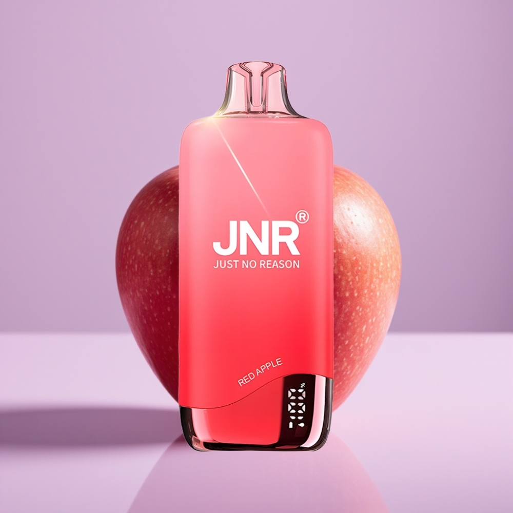 JNR Rainbow 10500 Puffs Vape Desechable Manzana Roja - 18ml, 600mAh, Tipo-C