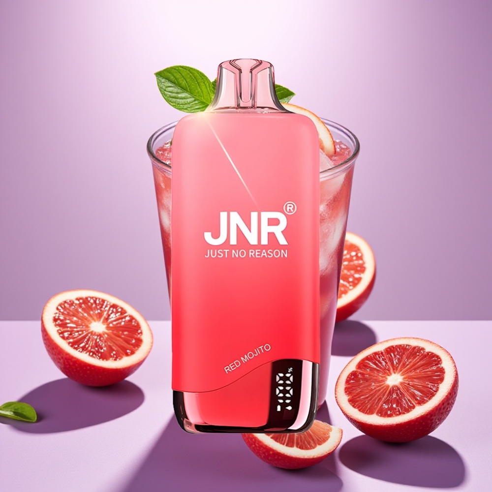 JNR Rainbow 10500 Puffs Vape Desechable Mojito Rojo con Batería de 600mAh y 18ml de Líquido