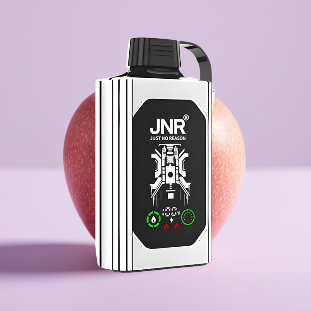 JNR Shisha Hookah Box 20500 Puffs Doble Manzana - Pantalla HD, 25ml, Carga Rápida Type-C