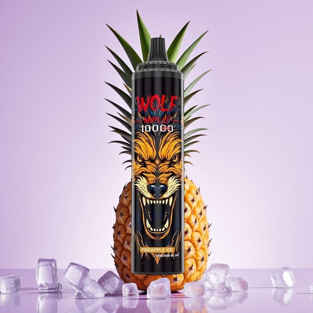 JNR Wolf Niplo 10000 Puffs - Piña Helada, 20ml, 5%, Tipo-C