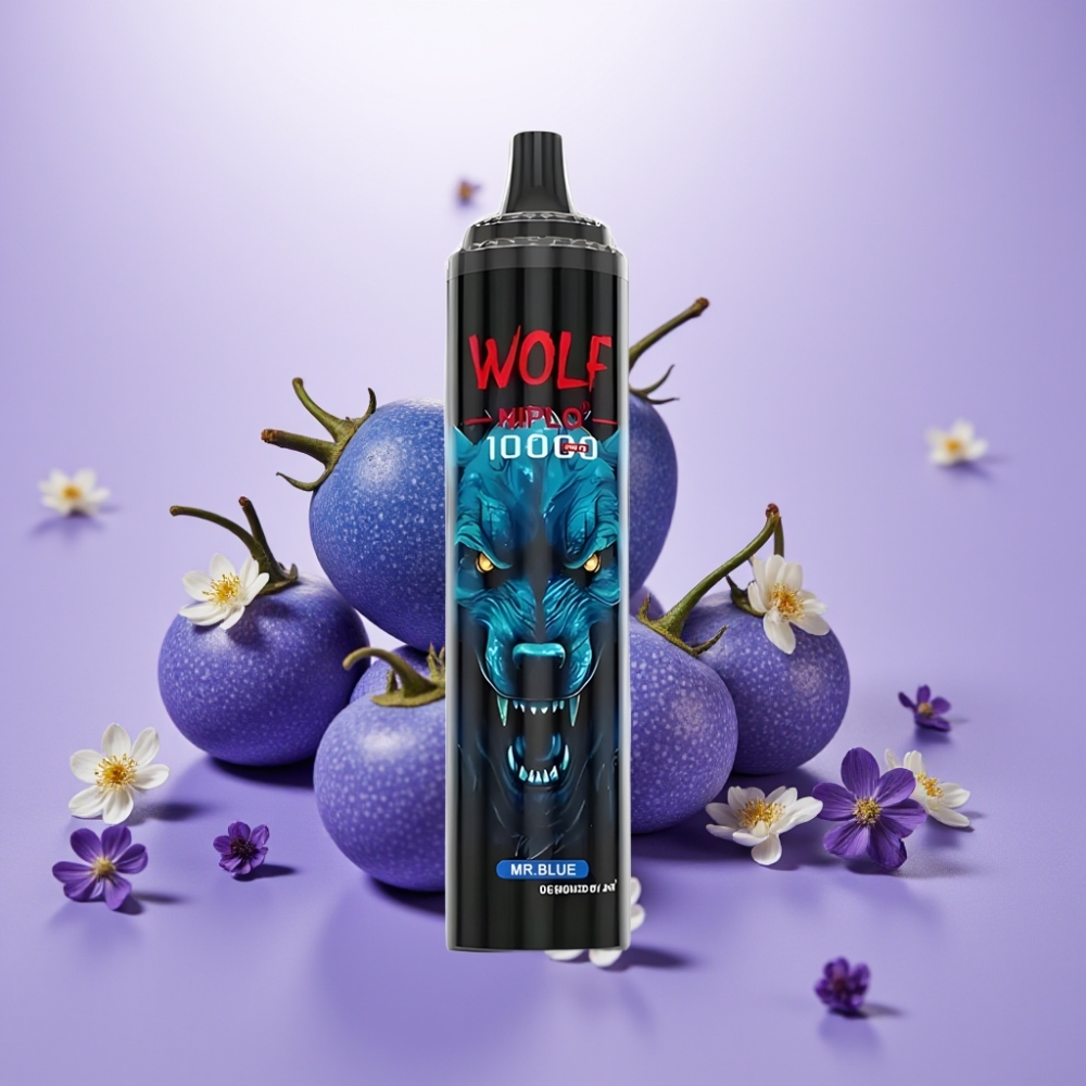 JNR Wolf Niplo 10000 Puffs Vape Desechable Señor Azul – 20ml/650mAh/Type-C – 1.0 Ohm