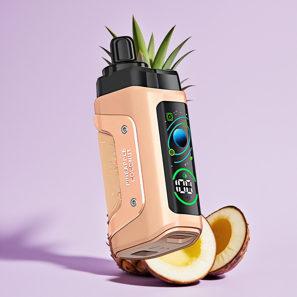 Razz Bar 45000 Puffs Disposable Vape Piña Coco con Bobina Mesh 1.0 Ohm y Batería 650 mAh