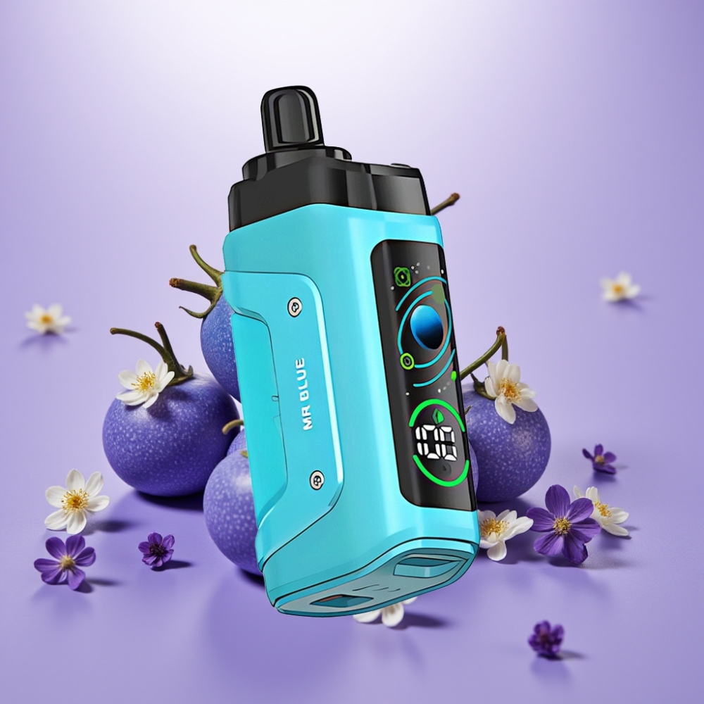 Razz Bar 45000 Puffs Disposable Vape Señor Azul – 1.0 Ohm Mesh, Ajustable, Recargable