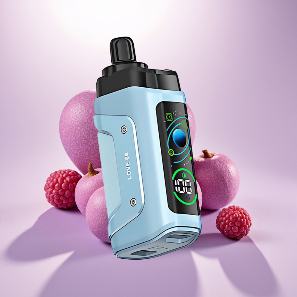 Razz Bar 45000 Puffs Vape Desechable Amor 66 – 1.0 Ohm, Flujo de Aire Ajustable, Recargable Tipo-C