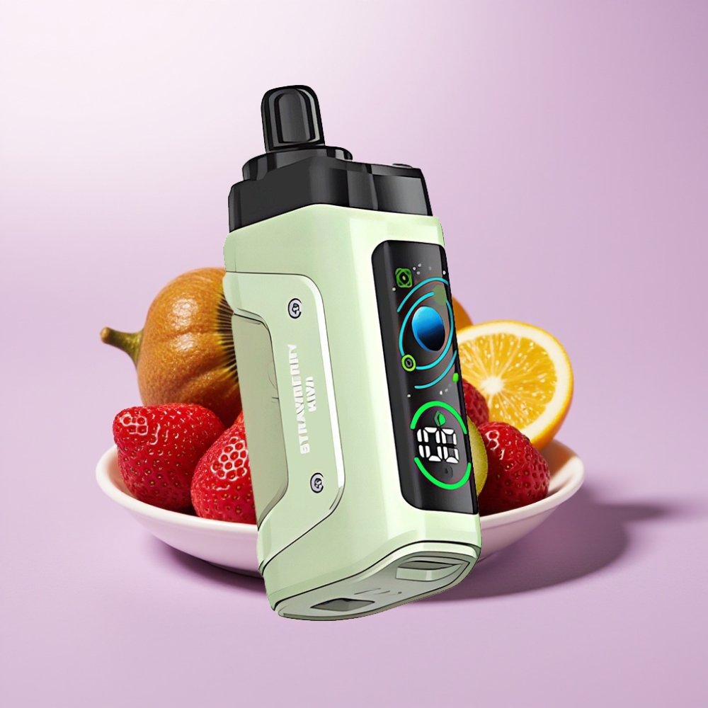 Razz Bar 45000 Puffs Vape Desechable Fresa Kiwi con Bobina Mesh 1.0 Ohm y Batería 650 mAh