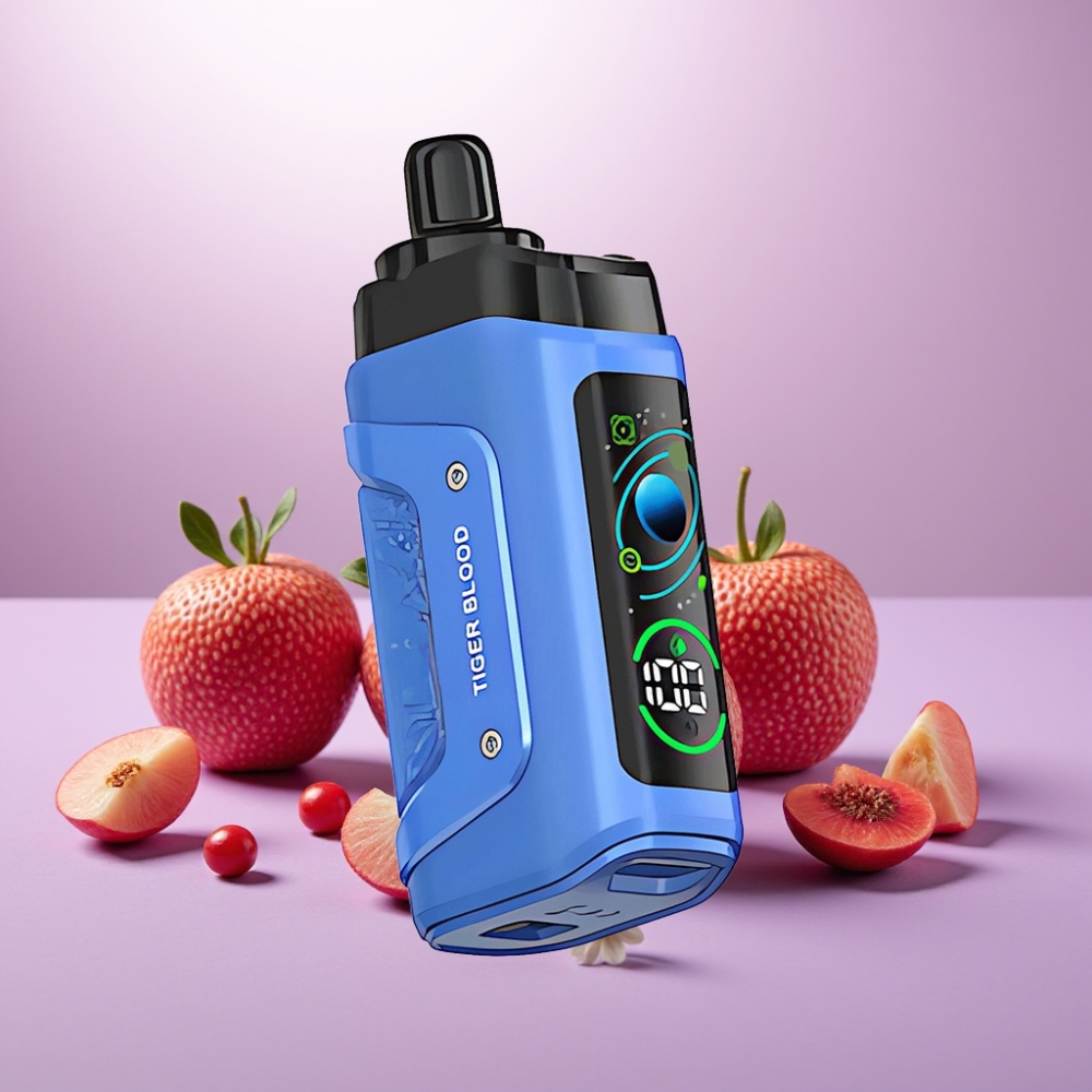 Razz Bar 45000 Puffs Vape Desechable Sangre de Tigre con Batería 650 mAh y Flujo de Aire Ajustable
